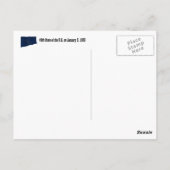 アラスカ州シールポストカード ポストカード (裏面)