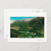 アラスカ州シーワード鉄道ループ ポストカード (正面/裏面)