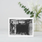 アラスカ州ジュノー テッドウェル鉱山のトンネル ポストカード (スタンド正面)