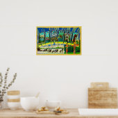 アラスカ州スカイウェイ – ラージレターシーン ポスター (キッチン)