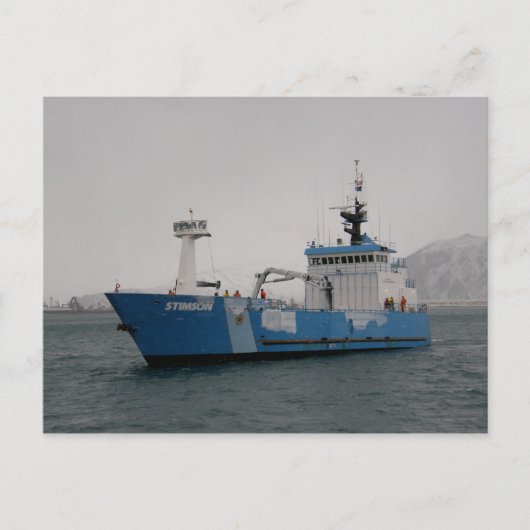 アラスカ州スティムソン州 ポストカード (正面)