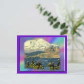 アラスカ州チニーク近郊チニーク湾のゲーゼ皇帝 ポストカード (スタンド正面)