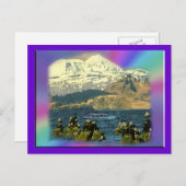 アラスカ州チニーク近郊チニーク湾のゲーゼ皇帝 ポストカード (正面/裏面)