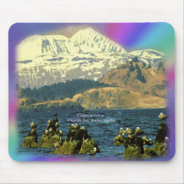 アラスカ州チニーク近郊チニーク湾のゲーゼ皇帝 マウスパッド