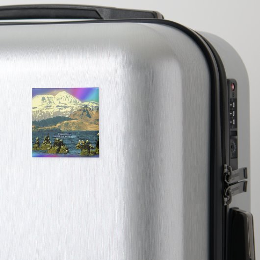 アラスカ州チニーク近郊チニーク湾のゲーゼ皇帝 マグネット (インサイチュ (スーツケース))