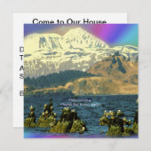 アラスカ州チニーク近郊チニーク湾のゲーゼ皇帝 招待状 (正面/裏面)