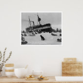 アラスカ州ノーム到着船1914 ポスター (キッチン)