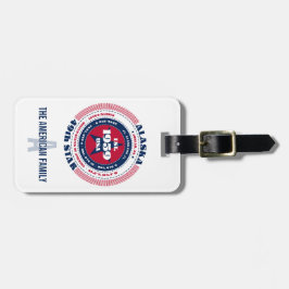 アラスカ州パーソナライズされたギフト荷物タグ ラゲッジタグ