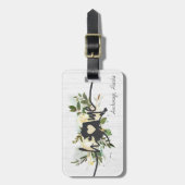 アラスカ州パーソナライズされたユアホームシティ素朴 ラゲッジタグ (正面縦)