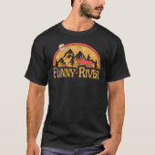 アラスカ州ファニーリバーTシャツ Tシャツ (正面)
