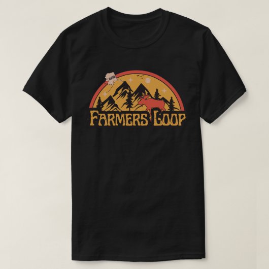 アラスカ州ファーマーズループ Tシャツ (デザイン正面)