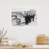 アラスカ州フェアバンクスのウォーターワゴン1915 ポスター (キッチン)