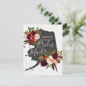 アラスカ州フローラは私の花嫁になる 招待状 (スタンド正面)