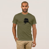 アラスカ州マップはTシャツに所属 Tシャツ (正面フル)