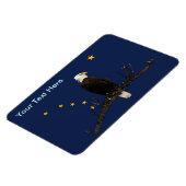 アラスカ州旗とイーグル マグネット (左側)