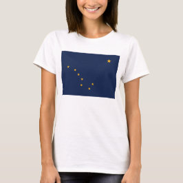 アラスカ州旗のある女性Tシャツ州 Tシャツ