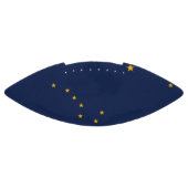 アラスカ州旗を持つ愛国的なアメリカンフットボール アメリカンフットボール (パネル)