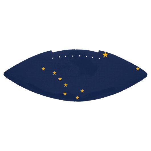 アラスカ州旗を持つ愛国的なアメリカンフットボール アメリカンフットボール (パネル)