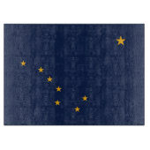 アラスカ州旗を持つ愛国的な裁断ボード カッティングボード (正面)