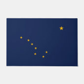 アラスカ州旗デザイン ドアマット (正面)