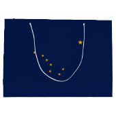 アラスカ州旗デザイン ラージペーパーバッグ (裏面)