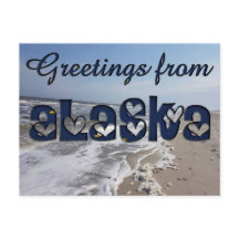 アラスカ州旗ハート