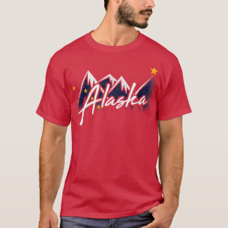 アラスカ州旗州Tシャツ Tシャツ