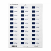 アラスカ州旗差出人住所ラベル ラベル (フルシート)