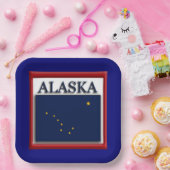 アラスカ州旗9" ペーパープレート (パーティー)