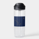 アラスカ州旗、アメリカ合衆国、アラスカ ウォーターボトル (背面)