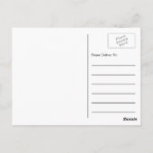 アラスカ州旗、アラスカ州旗 ポストカード (裏面)