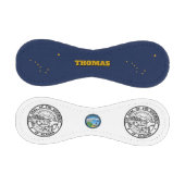 アラスカ州旗，アラスカ，モノグラム/野球ボール 野球ボール (パネル)