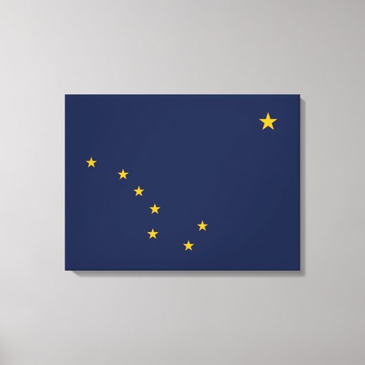 アラスカ州旗 キャンバスプリント (正面)