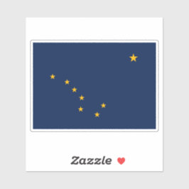 アラスカ州旗 シール