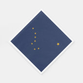 アラスカ州旗 スタンダードランチョンナプキン (角)