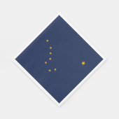 アラスカ州旗 スタンダードランチョンナプキン (角)