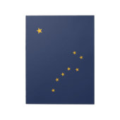 アラスカ州旗 ノートパッド (回転)