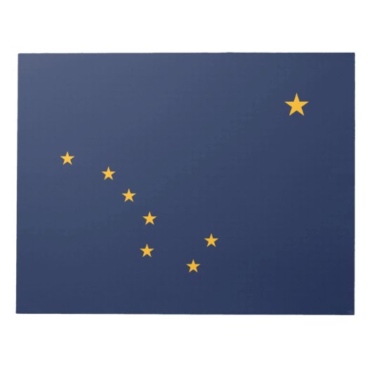 アラスカ州旗 ノートパッド (正面)