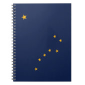 アラスカ州旗 ノートブック (正面)