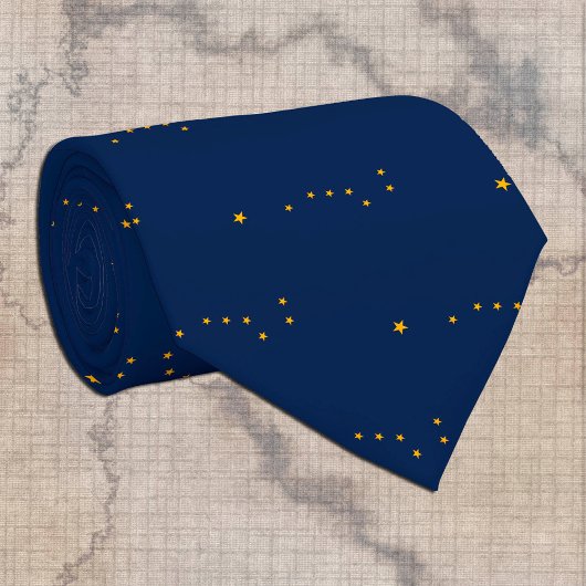 アラスカ州旗,ビジネスファッションアメリカ合衆国,アラスカ州旗 ネクタイ