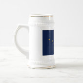 アラスカ州旗 ビールジョッキ (左)