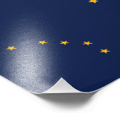 アラスカ州旗 フォトプリント            (角)