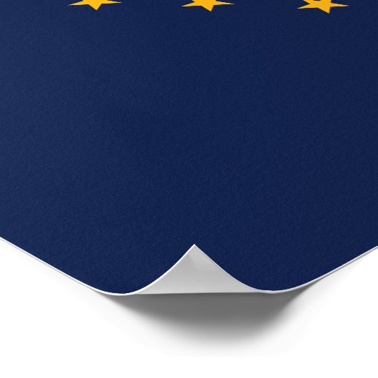 アラスカ州旗 ポスター (角)