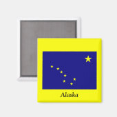 アラスカ州旗 マグネット (正面/裏面)