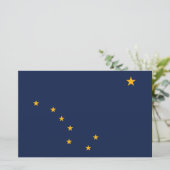 アラスカ州旗 便箋 (スタンド正面)