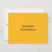 アラスカ州旗 招待状 (裏面)