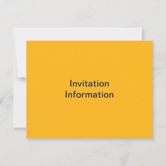 アラスカ州旗 招待状 (裏面)