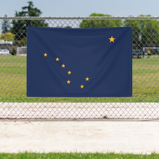 アラスカ州旗 横断幕 (インサイチュ)