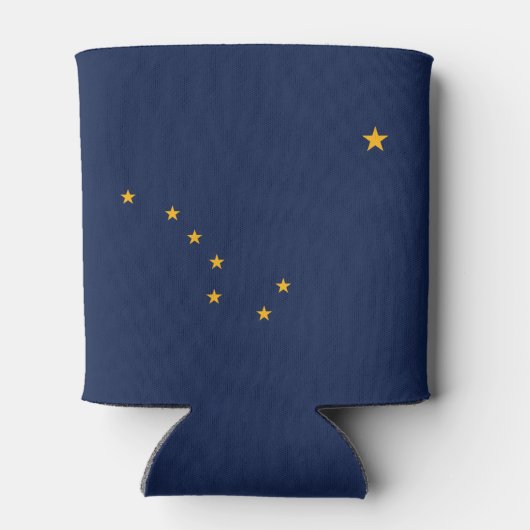 アラスカ州旗 缶クーラー (裏面)