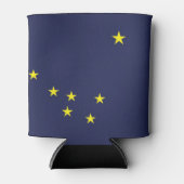 アラスカ州旗 缶クーラー (正面)